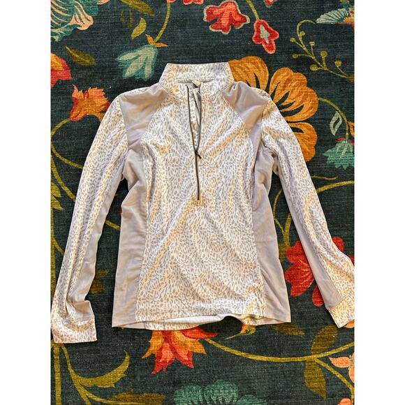 NWT Aritzia TNA Fits Butter Flare Hi Half Zip-Up Shirt Size Small - Picture 1 of 6